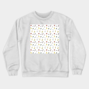 Happy office stationary Crewneck Sweatshirt